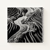 Fractal Flow Notizblock (Rückseite)