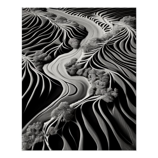 Fractal Flow Poster (Vorderseite)