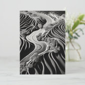 Fractal Flow Save The Date (Stehend Vorderseite)
