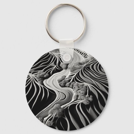 Fractal Flow Schlüsselanhänger (Rückseite)