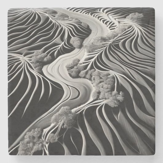 Fractal Flow Steinuntersetzer (Vorderseite)