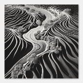 Fractal Flow Tapete (Vorderseite)