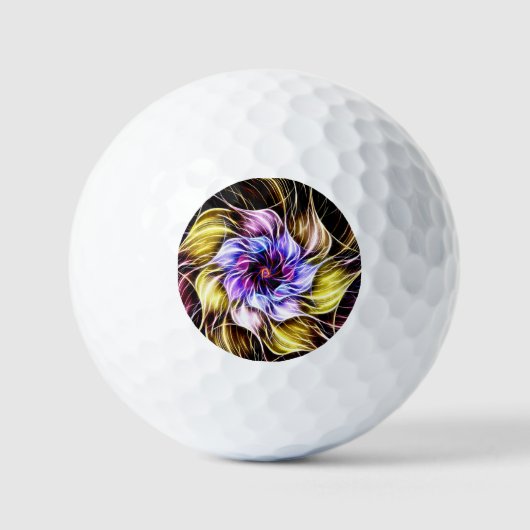 fractal flower golfball (Vorderseite)