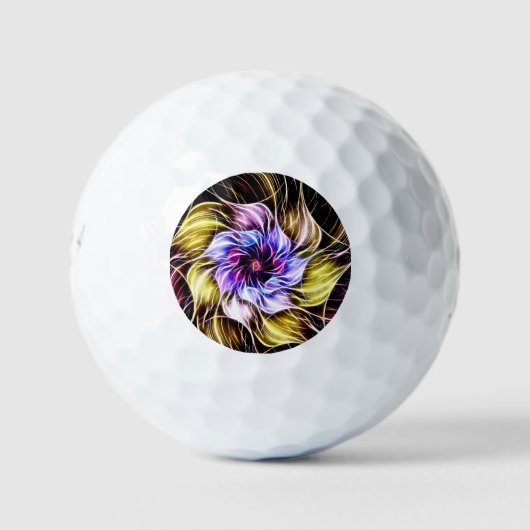 fractal flower golfball (Vorderseite)