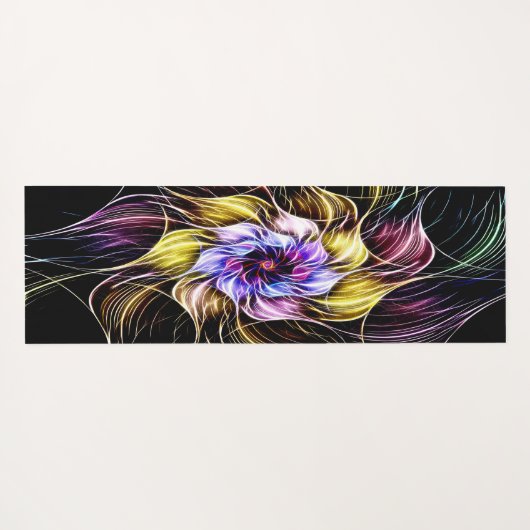 fractal flower yogamatte (Rückseite (Horizontal))