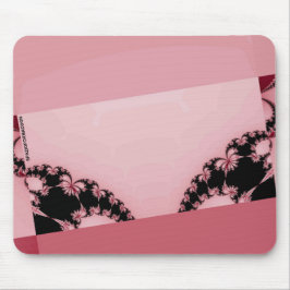 Fractal Garden creamy Mousepad