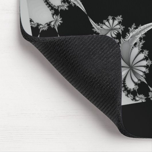 Fractal Garden gray Mousepad (Ecke)