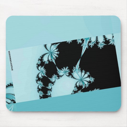Fractal Garden lagoon Mousepad (Vorne)
