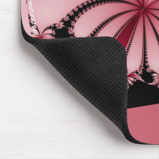 Fractal Garden orchid Mousepad (Ecke)