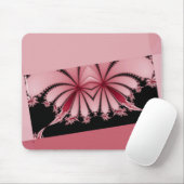 Fractal Garden orchid Mousepad (Mit Mouse)