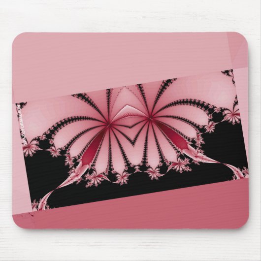 Fractal Garden orchid Mousepad (Vorne)