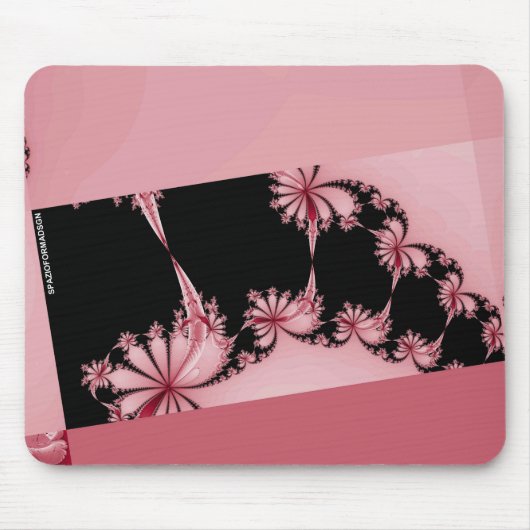 Fractal Garden rose Mousepad (Vorne)