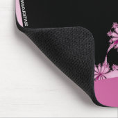 Fractal Garden rose water Mousepad (Ecke)