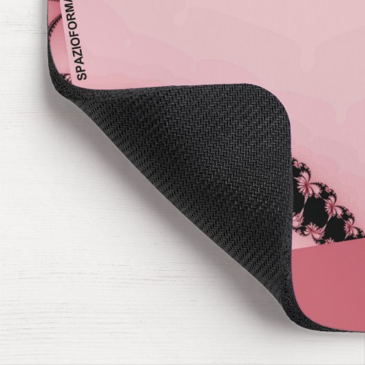 Fractal-Garten cremig Mousepad (Ecke)