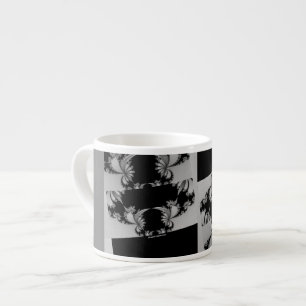 Fractal-Garten grau Espressotasse
