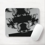 Fractal-Garten grau Mousepad (Mit Mouse)
