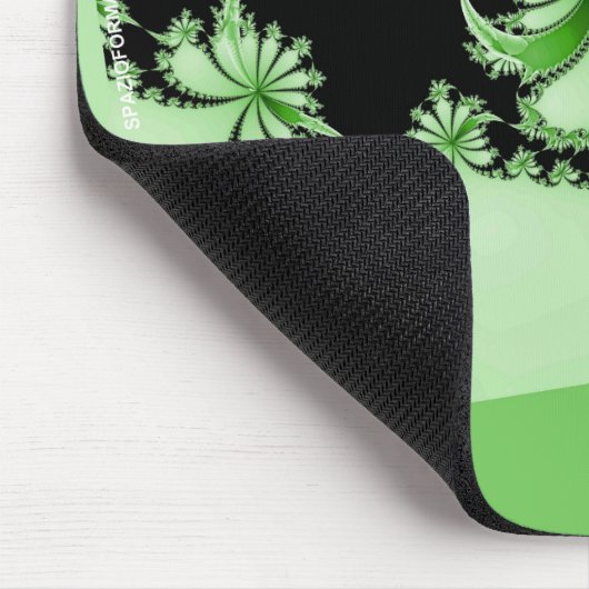 Fractal-Garten grün Mousepad (Ecke)