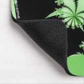 Fractal-Garten Limette Mousepad (Ecke)