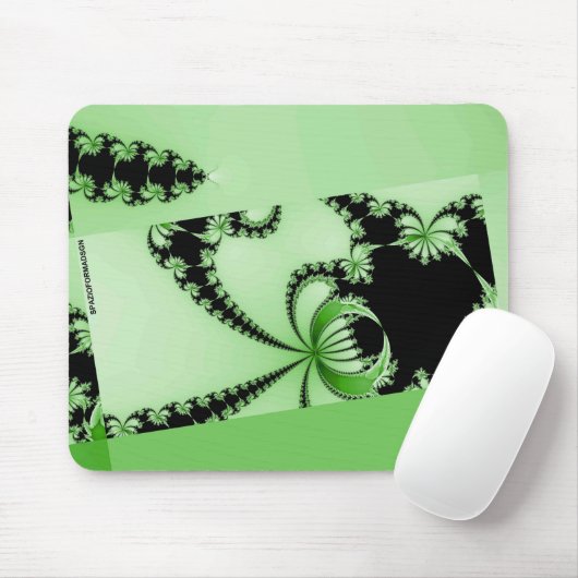 Fractal-Garten-Mantis Mousepad (Mit Mouse)