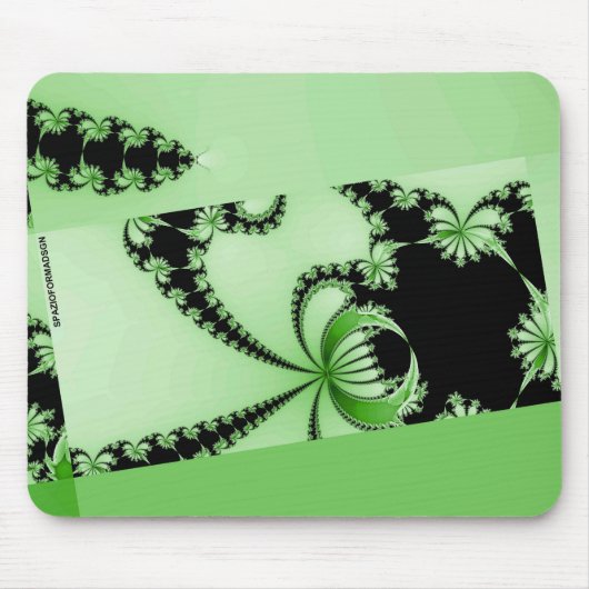 Fractal-Garten-Mantis Mousepad (Vorne)