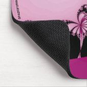 Fractal-Garten rosa Mousepad (Ecke)