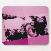 Fractal-Garten rosa Mousepad (Vorne)