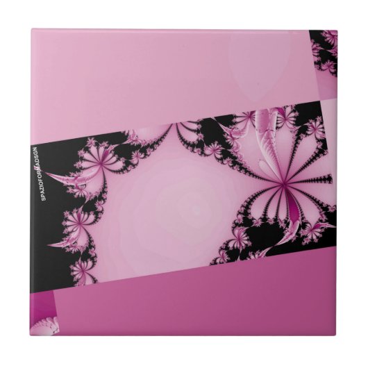 Fractal-Garten thulian Fliese (Vorderseite)