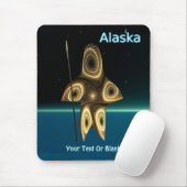 Fractal Inuit Hunter Mousepad (Mit Mouse)