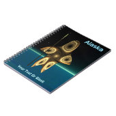 Fractal Inuit Hunter Notizblock (Linke Seite)