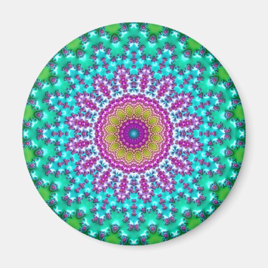 Fractal Mandala 3 Magnet (Vorne)