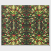 Fractal Mistletoe Geschenkpapier (Flach)