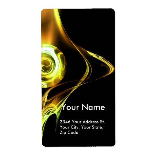 FRACTAL ROSE Yellow Brown Black (Vorne)