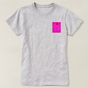 Fractal rote Rose T-Shirt