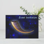 Fractal Shofar Einladung (Stehend Vorderseite)