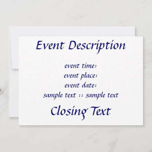 Fractal Shofar Einladung (Rückseite)