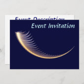 Fractal Shofar Einladung (Vorne/Hinten)