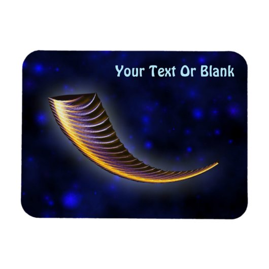 Fractal Shofar Magnet (Horizontal)