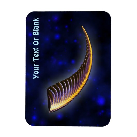 Fractal Shofar Magnet (Vertikal)