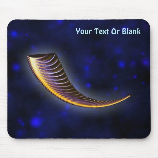 Fractal Shofar Mousepad (Vorne)