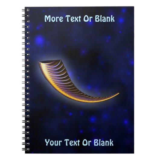 Fractal Shofar Notizblock (Vorderseite)