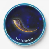 Fractal Shofar Pappteller (Vorderseite)