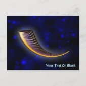 Fractal Shofar Postkarte (Vorderseite)