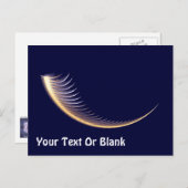 Fractal Shofar Postkarte (Vorne/Hinten)