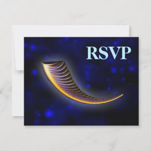 Fractal Shofar RSVP Karte