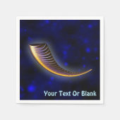 Fractal Shofar Serviette (Vorderseite)