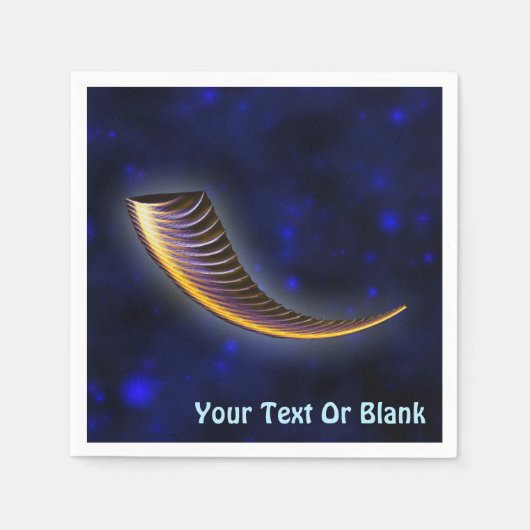 Fractal Shofar Serviette (Vorderseite)