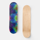 Fractal Space Longboard Long Board Sacred Geometry Skateboard (Vorderseite)