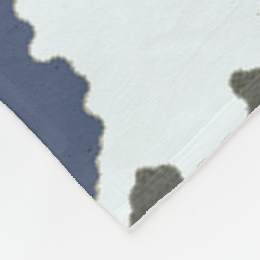 Fractal Winter Camouflage Fleecedecke (Ecke)