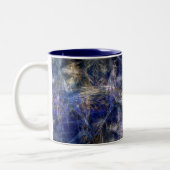 FractalART Chaos-Tasse Zweifarbige Tasse (Links)