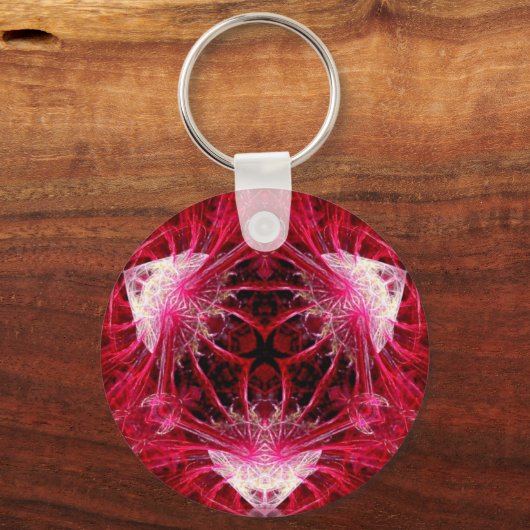 FractalART RedFaces-Schlüsselanhänger Schlüsselanhänger (Vorderseite)